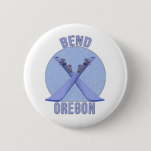 Bend, Oregon 6 Cm Round Badge