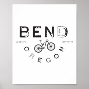 Bend Oregon Mountain Biking Poster