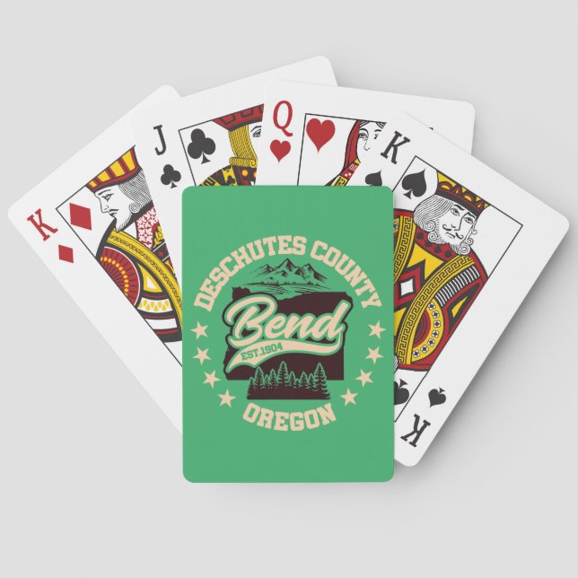 Bend,Oregon Playing Cards (Back)