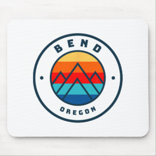 Bend Oregon Skiing Snowboarding Ski Family Trip  Mouse Pad