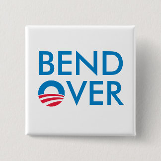 Bend Over 15 Cm Square Badge