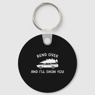 Bend Over And I'll Show You Christmas Couple Match Key Ring