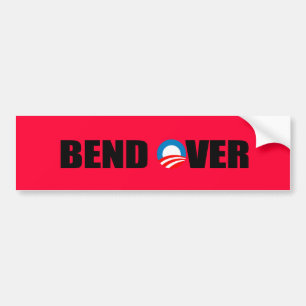 BEND OVER BUMPER STICKER