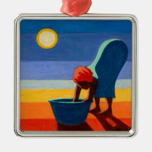 Bending Woman 2005 Metal Ornament