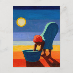 Bending Woman 2005 Postcard