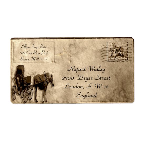 Bendres Customisable Shipping Label