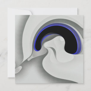Beneath the Blue: Abstract Grey, Black & Blue