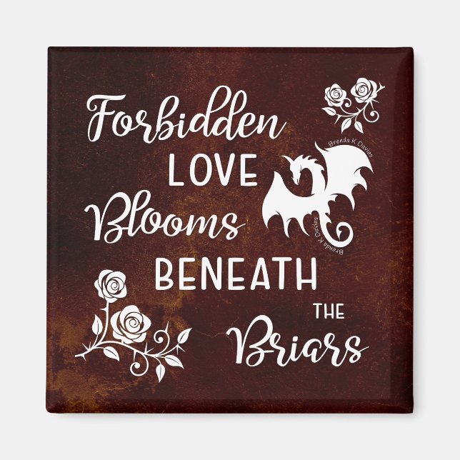 Beneath the Briars Brenda K Davies Magnet (Front)