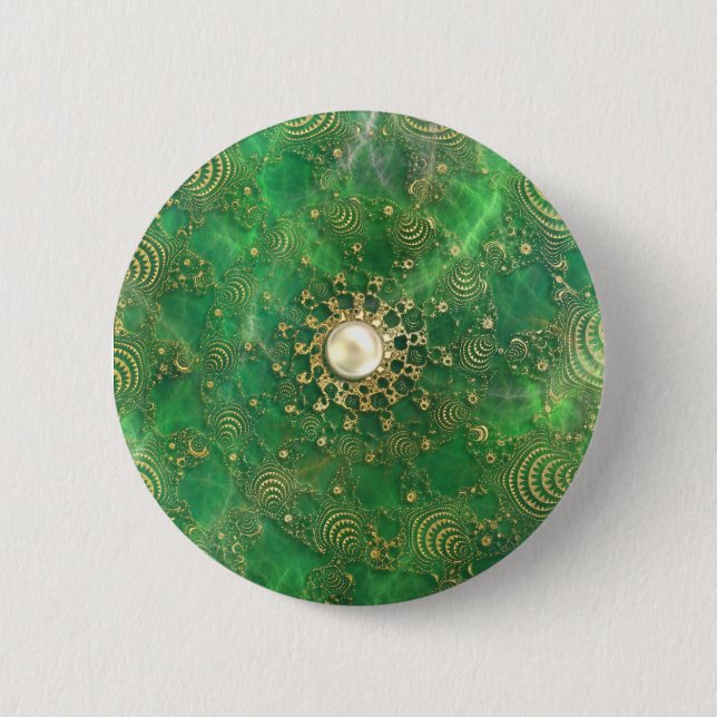 Beneath the Emerald Sea Button (Front)