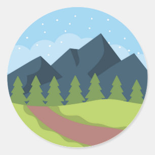 Beneath the Hill Classic Round Sticker