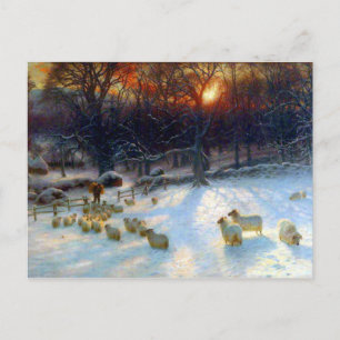 Beneath The Snow Encumbered Branches Postcard