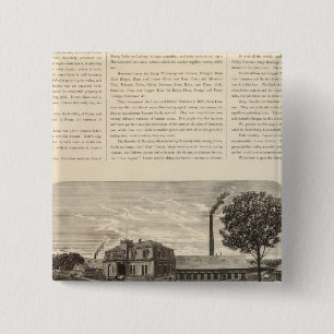 Benedict and Burnham Manfacturing Company 15 Cm Square Badge