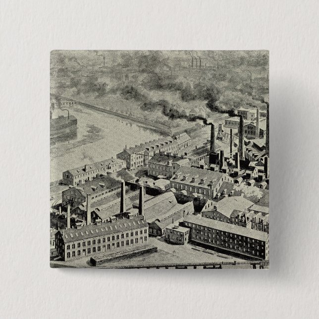 Benedict & Burnham Mfg Co 15 Cm Square Badge (Front)