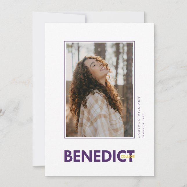 Benedict College Graduation Announcement (Front)