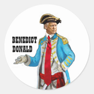 Benedict Donald Classic Round Sticker