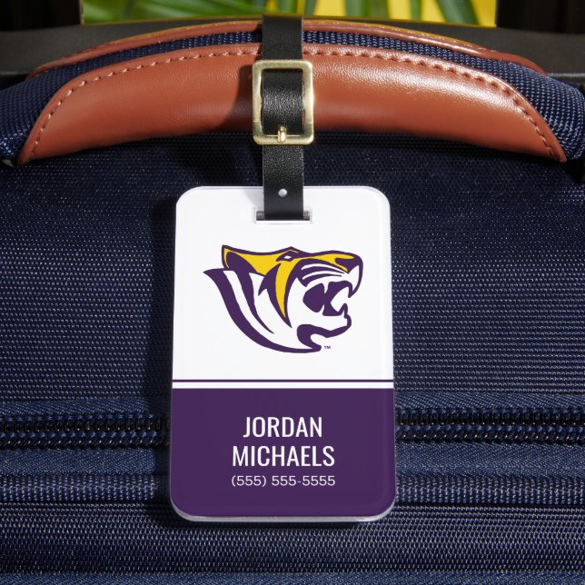 Benedict Tiger Luggage Tag (Front Insitu 2)