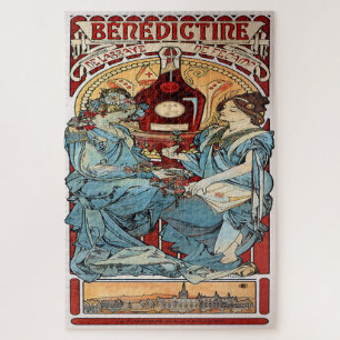 Bénédictine by Alphonse Mucha  Jigsaw Puzzle