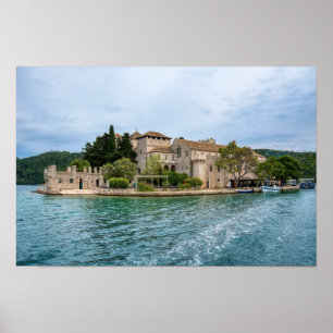Benedictine monastery on Mljet island - Croatia Poster