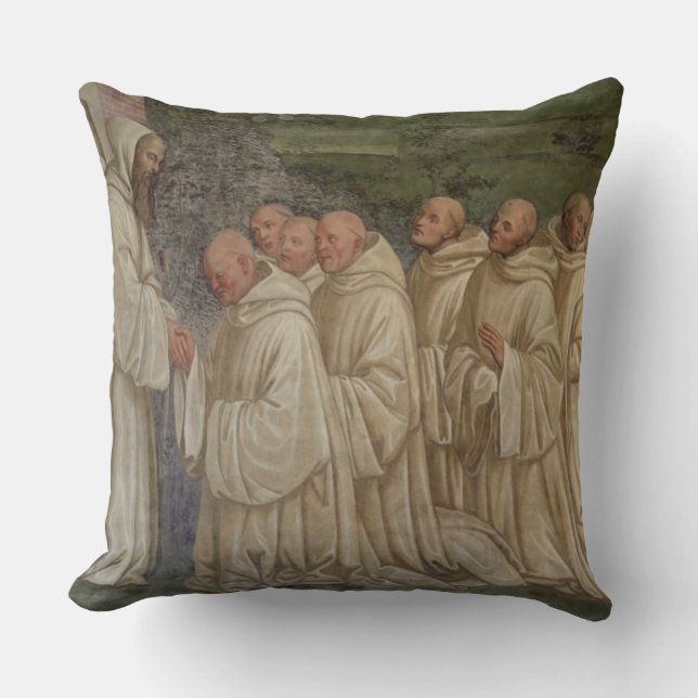 Benedictine Monks, from the Life of St. Benedict ( Cushion (Front)
