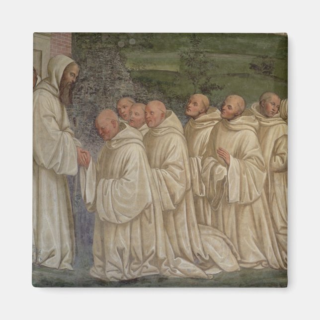 Benedictine Monks, from the Life of St. Benedict ( Magnet (Front)