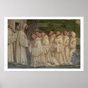 Benedictine Monks, from the Life of St. Benedict ( Poster