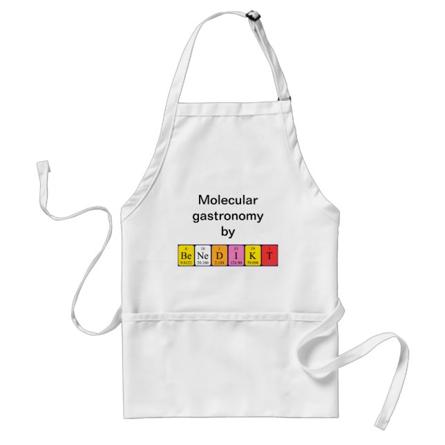 Benedikt periodic table name apron (Front)
