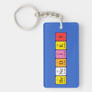 Benedikt periodic table name keyring