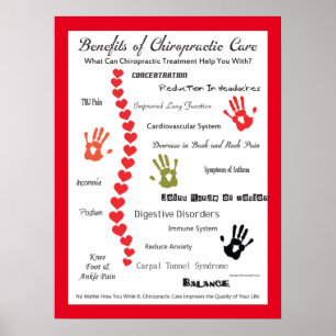 Benefits of Chiropractic Care Poster Customise