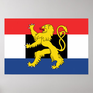 Benelux Flag Poster
