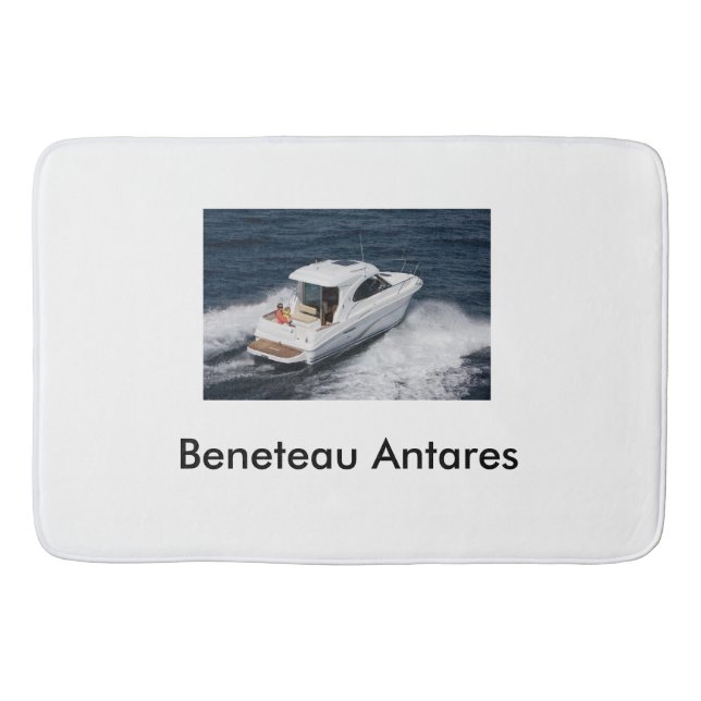 Beneteau Antares Large Bath Math Boats Boating Mat (Front)