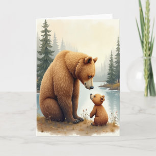 Benevolent Fathers Day Scene Card