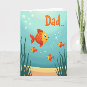 Benevolent Fish Fathers Day Card