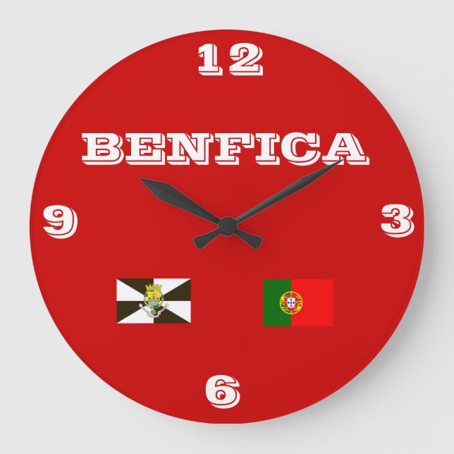 Benfica Portugal Wallclock (Front)