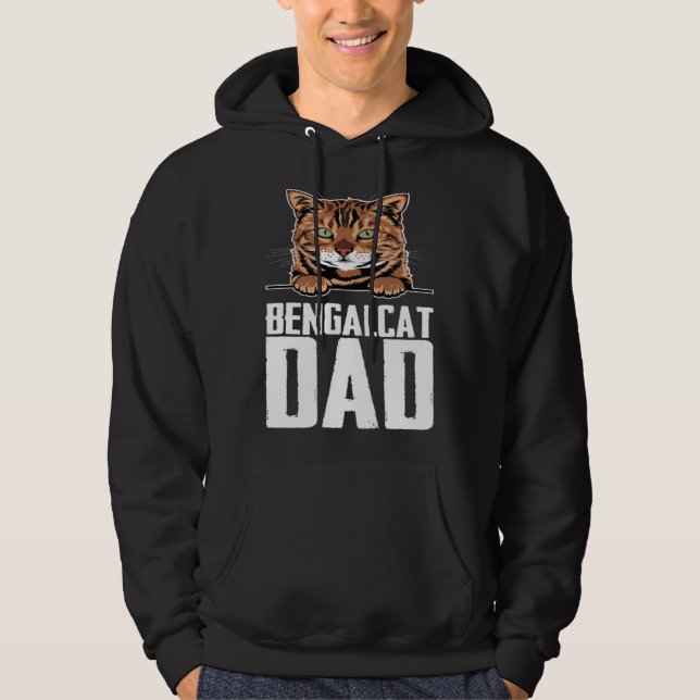 Bengal  Bengal cats  Bengal mom  3 Hoodie (Front)
