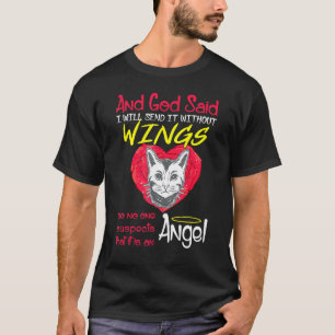 Bengal Cat Angel Without Wings Pet T-Shirt