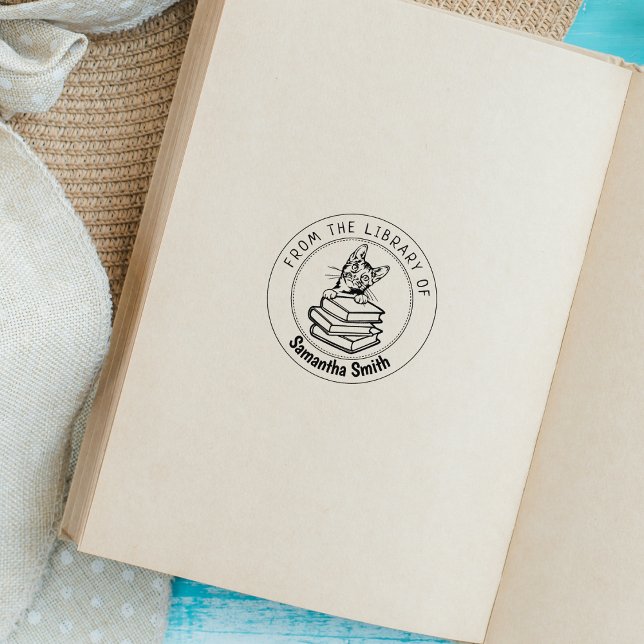 Bengal Cat, Book From the Library Of  Rubber Stamp (Creator Uploaded)