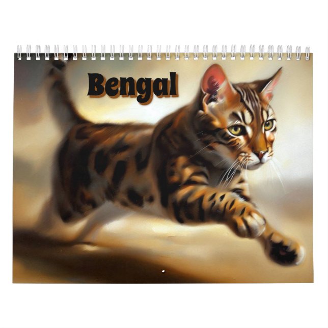 Bengal Cat Calendar (Cover)