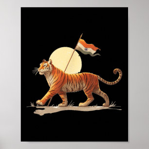 Bengal Cat Costume For Tiger And Indian Colours Lo Poster