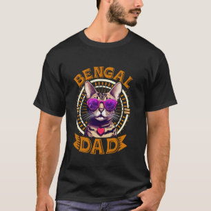 Bengal Cat Dad BENGAL DAD Cat Owner Bengal Cat T-Shirt