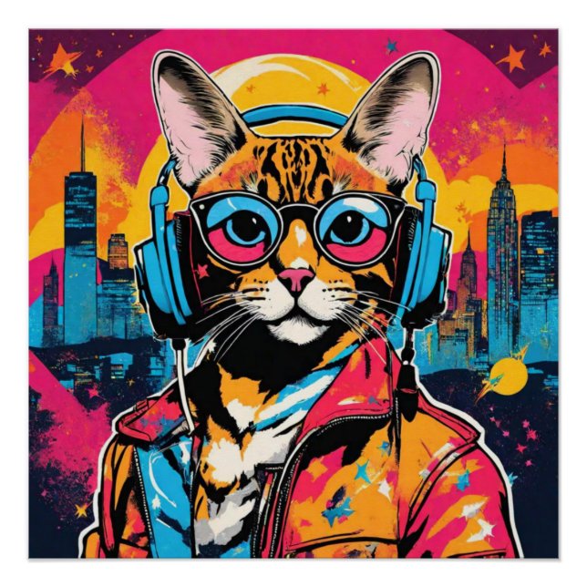 BENGAL CAT-IN THE HOUSE 4 POSTER (Front)