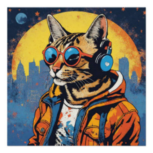 BENGAL CAT-IN THE HOUSE 6 POSTER