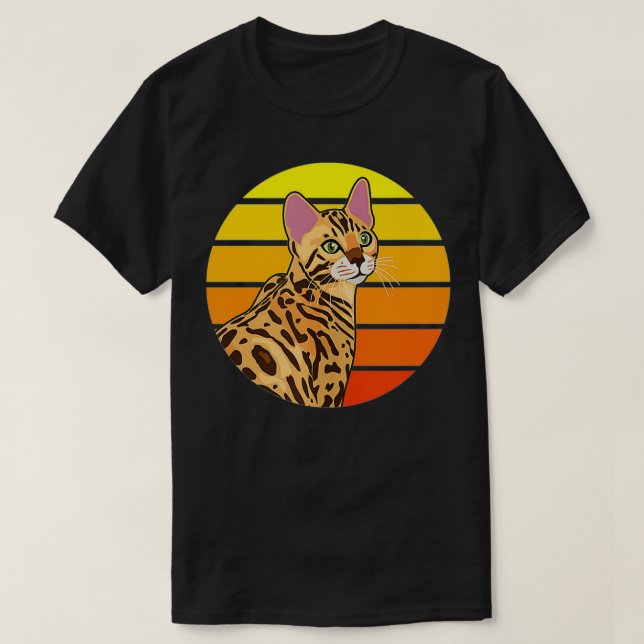 Bengal Cat Lover Gift  T-Shirt (Design Front)