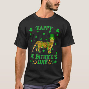 Bengal Cat Lover Leprechaun Bengal Cat St. Patrick T-Shirt