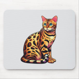 Bengal Cat Mouse Pad
