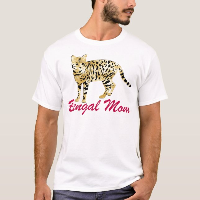 Bengal Cat Mum T-Shirt (Front)