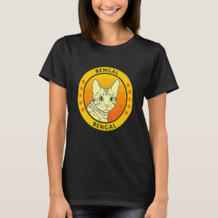Bengal Cat Portrait T-Shirt