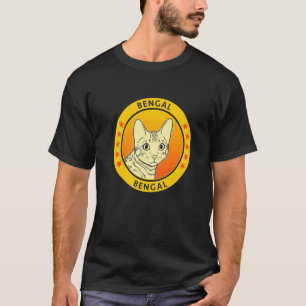 Bengal Cat Portrait T-Shirt