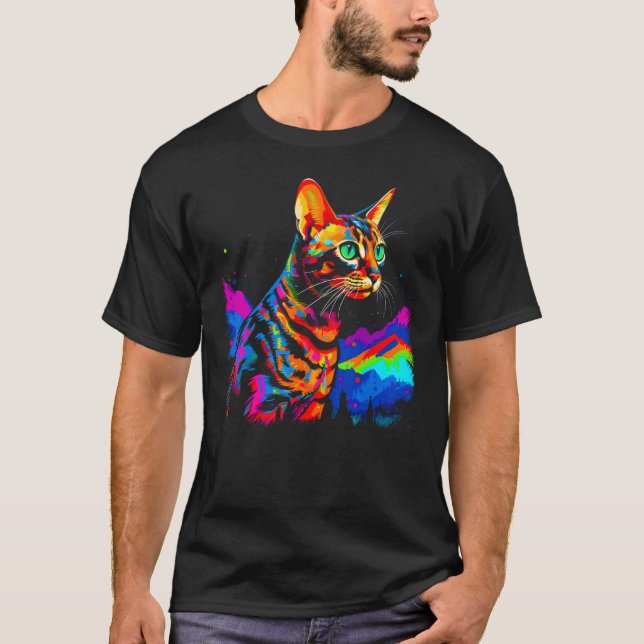 Bengal Cat T-Shirt (Front)