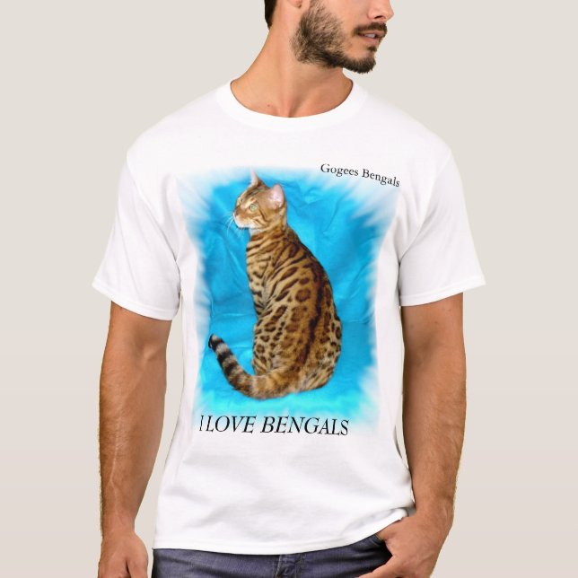 Bengal Cat T-Shirt (Front)