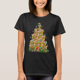 Bengal Cat  Xmas Lights Santa Bengal Cat Christmas T-Shirt